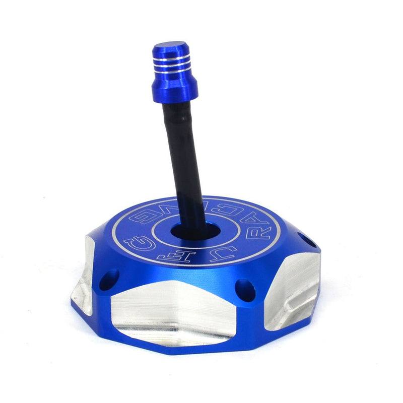 JFG RACING Fuel Gas Tank Cap Cover CNC for YZ85 04-23 YZ125 YZ250 04-24 DRZ400SM Dirt Bike Blue