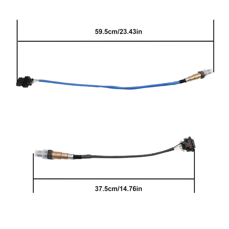 2Pcs Oxygen Sensor Upstream Downstream O2 Sensor Compatible with 2011-2016 Chevy Cruze 2012-2020 Chevy Sonic 2013-2020 Chevy Trax 1.4L L4, 2013-2021 Buick Encore 1.4L L4 Replace 234-4528 234-4529