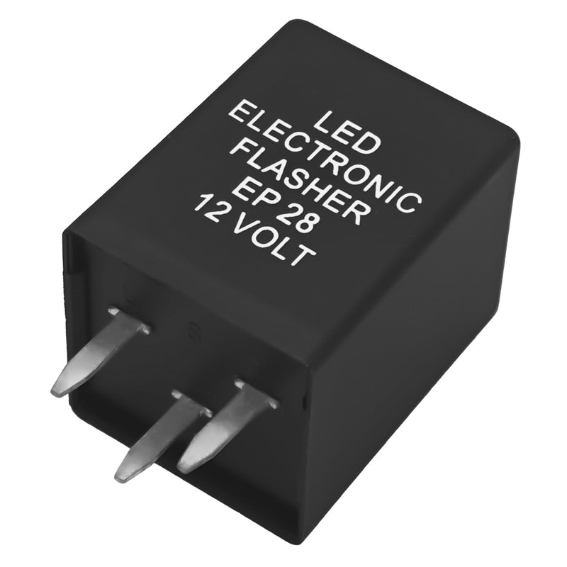 EP28 EP-28 3-Pin LED Electronic Flasher Relay Module for fix LED Related Turn Signal Bulbs Hyper Flash 1