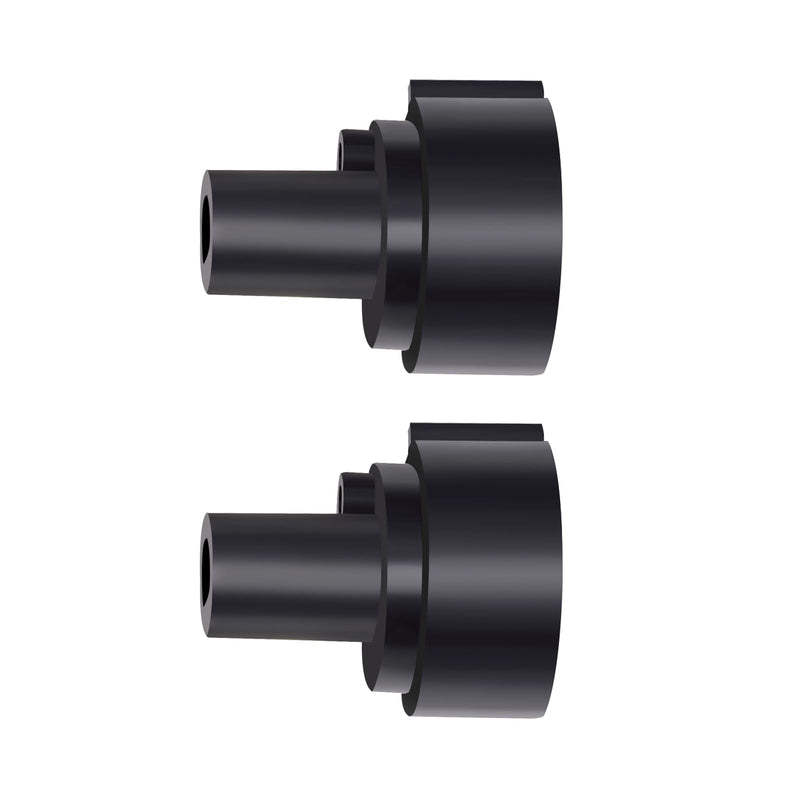 Replacement Knob(2Pcs) Compatible with Brondell Bidet Toilet Seat Non-Electric Bidet(For the center plastic section only) - Black (2) 2