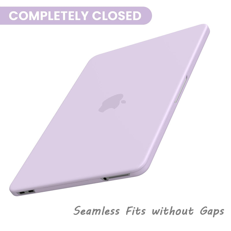 AKIT Compatible with MacBook Neo Case 13 inch 2026 A3404 Lavender Purple | Crack & Scratch Resistant Protective Cover Ultra-Thin Hard Shell wtih 2 Keyboard Covers & Screen Film