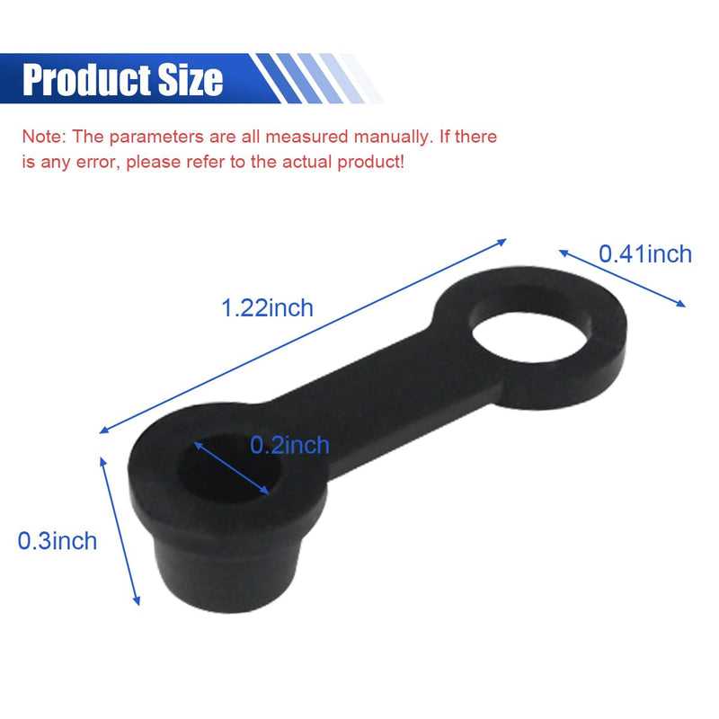 24PCS Brake Bleeder Screw Caps, Automotive Brake Bleeder Nipple Cap Rubber Zerk Covers with Keeper, Car Brake Bleeder Dust Cover Grease Fitting Caps for Motorcycle Bicycle Car Accessories 24PCS