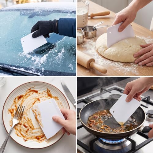 6 Pcs Adhesive Spreader, Plastic Trowel for Hardwood Flooring