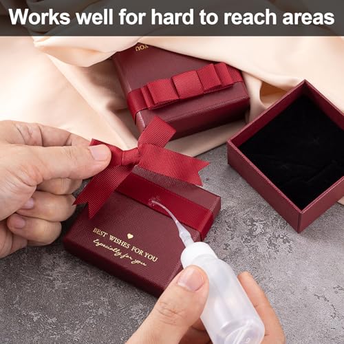 HINZIC 300Pcs Glue Tips Compatible for CA, Plastic Precision Extender Applicator Dispensing Adhesive Micro-Tips for Bottle Glue, Hobby, Crafting, Shoes Sole, Model, Lab Dispensing