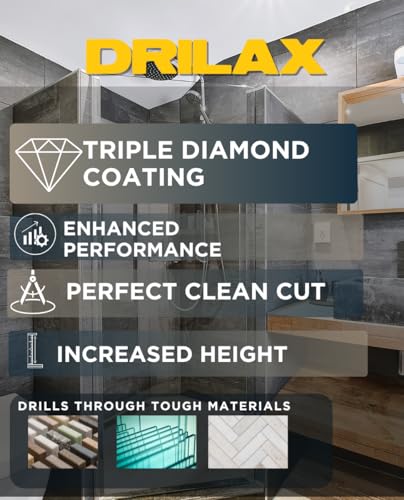 Drilax 5 7/8 in Diamond Hole Saw for Toilet Cutouts & Lighting 5-7/8 inch