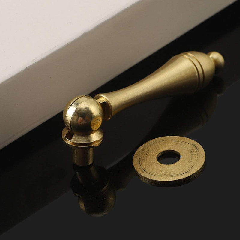 4 pcs Brass Antique Style Metal Drawer Tear Drop Cabinet Decorative Pull Handle Knob for Cabinet Hardware Kitchen Knobs Dresser Pulls Bathroom Gold Cabinet Drawer Handles