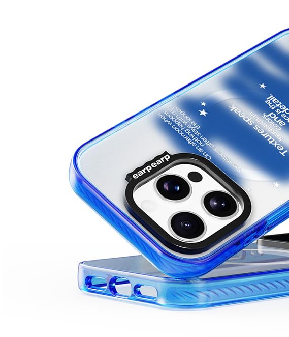 Magnetic for iPhone 17serise Case, Thin Slim Anti-Scratch Soft TPU Bumper Shockproof Rubber Protection, Drop Protectiom, Cute Design(Wavelabel+) (Grapity Hunt-Blue, iPhone 17 Pro Max) Grapity Hunt-blue