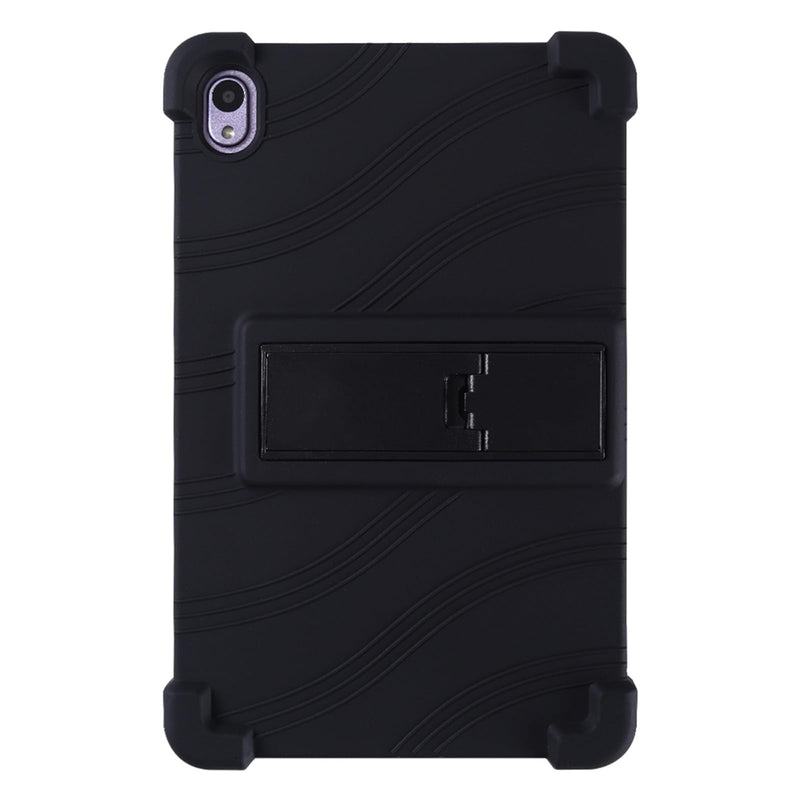 Case for Walmart Onn 7 inch Core Tablet 2026 Model (TBBLU36020962), Kids Friendly Soft Silicone Adjustable Stand Cover for Onn 7 inch Gen 5 2026 Tablets (Black) Black