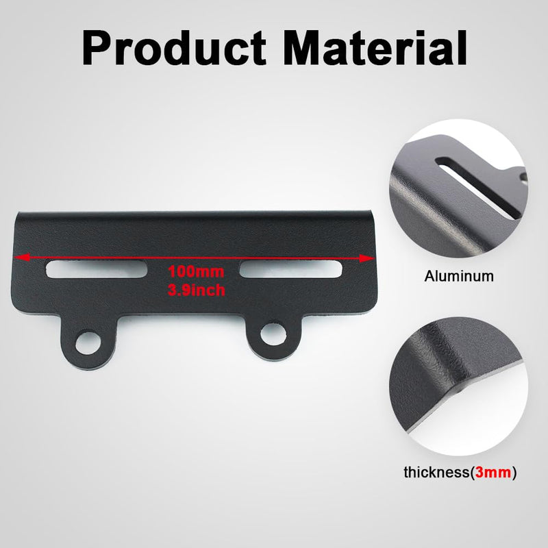 Xitomer 3mm Motorcycle Rear Brake Master Cylinder Guard, Fit for DR650 1996-2024/ XR650L 93-24/KLX300 SM 2021-2024 /KLX250/S/SF 2006-2019, Master Cylinder Cover Protector Master Protector