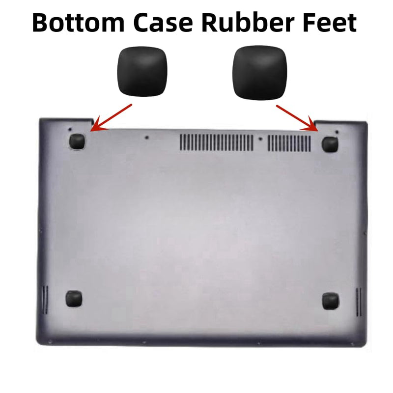 Laptop Rubber Feet Pads Replacement for Lenovo U330 U330P Anti Slip Laptop Bottom Case Rubber Foot Mat Black