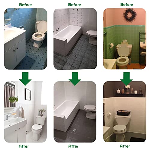 NADAMOO Tub and Tile Refinishing Kit White, Without Tools, 500g/17 oz Emulsion and 10g Hardener 17.5 oz, without tools