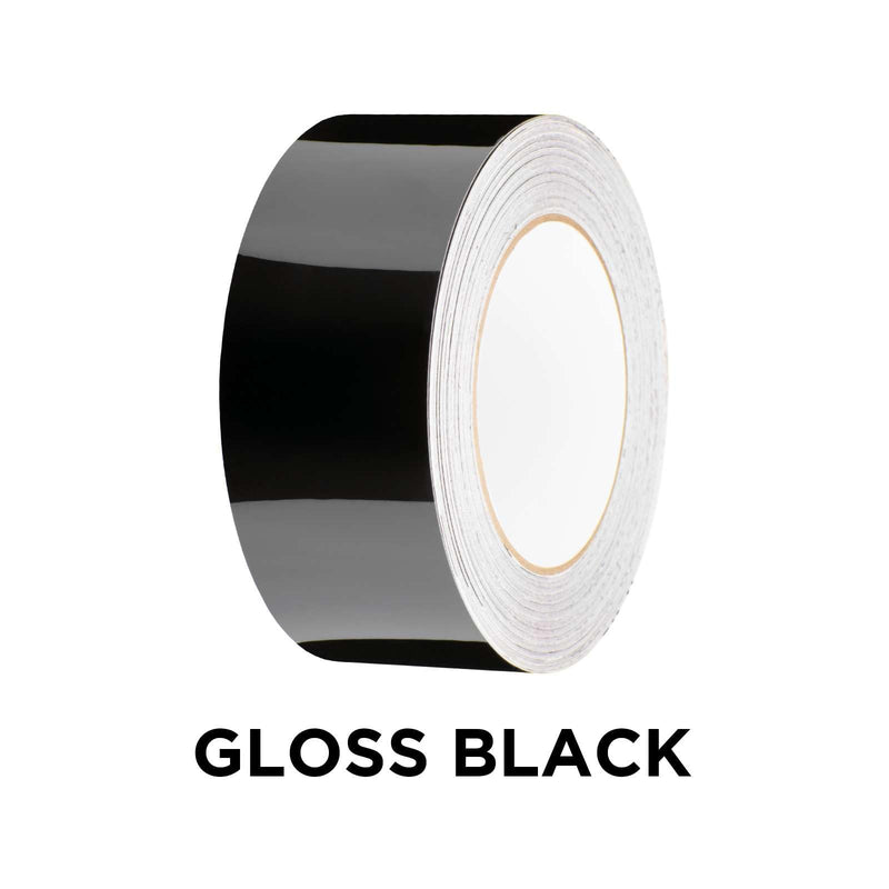 2 inches x 25 feet Gloss Black Vinyl Wrap Kit for Black Out Chrome Remove Window Trim Door Trim with Tool Kit 2 inches x 25 feet