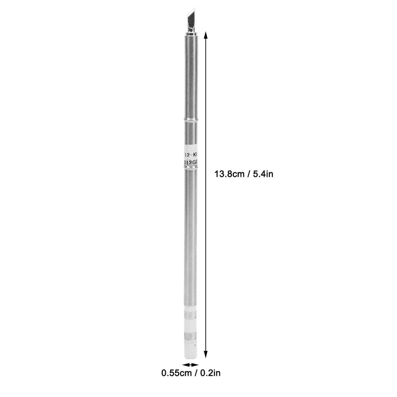  [AUSTRALIA] - YWBL-WH Soldering Iron Tips T12-KU Replaceable Iron Tool, T12 Soldering Hardware Tool, Soldering Iron Hair Hot Solder Tip | Fast Heating Red Copper Core, Anti-Corrosion Electroplated, Precise Heat Conduction for PCB Rework, Electronics Repair
