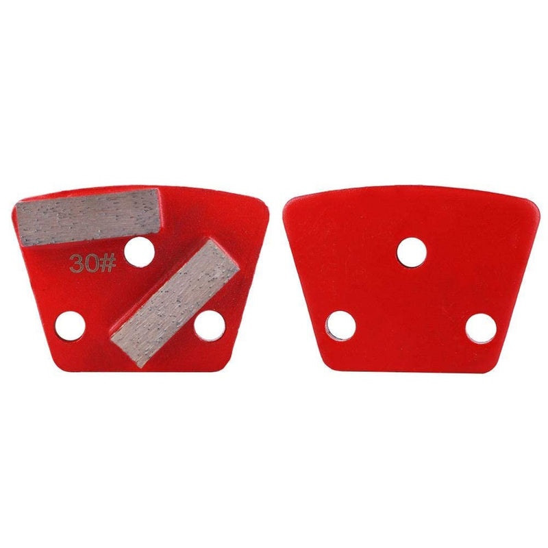 3PCS Trapezoid Grinding Disc, Floor Grinding Pad Concrete Grinding Disc #30 Grit Trapezoid Metal Scraper for Grinder Floor Concrete (3)