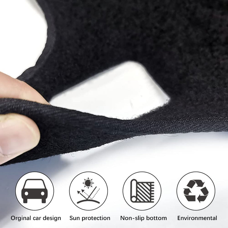 KEDAKEJI Dashboard Dash Board Cover Mat Carpet Compatible with 2002-2005 Dodge Ram 1500 2500 3500