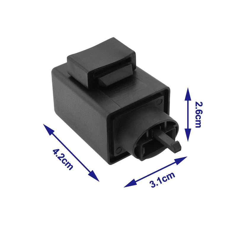 2Pcs LED Indicator Flasher Relay 3 Pin Compatible with Honda CRF300L VTR1000F Fast Flash Fix 38300KK9951 Motorcycle LED Turn Signal Accessories