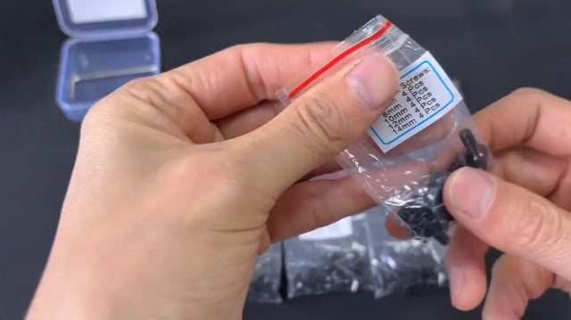 Flat Head Torx Red Dot Screw Kit 12.9G M3/M3.5/M4/#4-40/#6-40/#8-40/#6-32/#6-48, 6mm/8mm/10mm/12mm/14mm 4Pcs Each