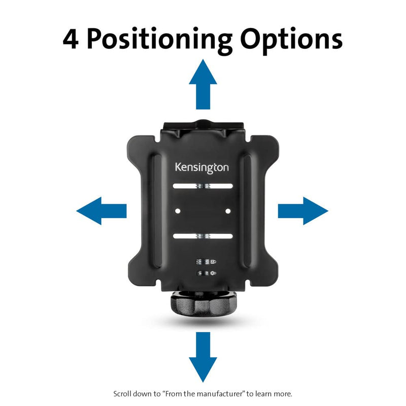 Kensington Docking Station Mounting Bracket, Vesa Mounting Compatible, Adjustable Clamp for Docking Station with Vesa Mounting Holes (K34050WW)