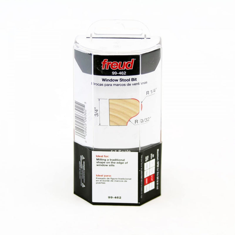 Freud 99-462: 1-13/32" (Dia.) Window Stool Bit with 1/2" Shank Window Stool Router Bit Set