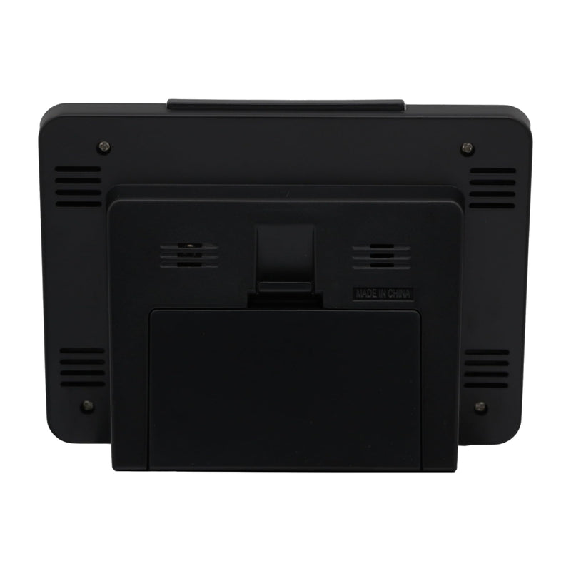 SEIKO QHL096KLH Digital Everything Bedroom Alarm Clock, Black, 3 Inches