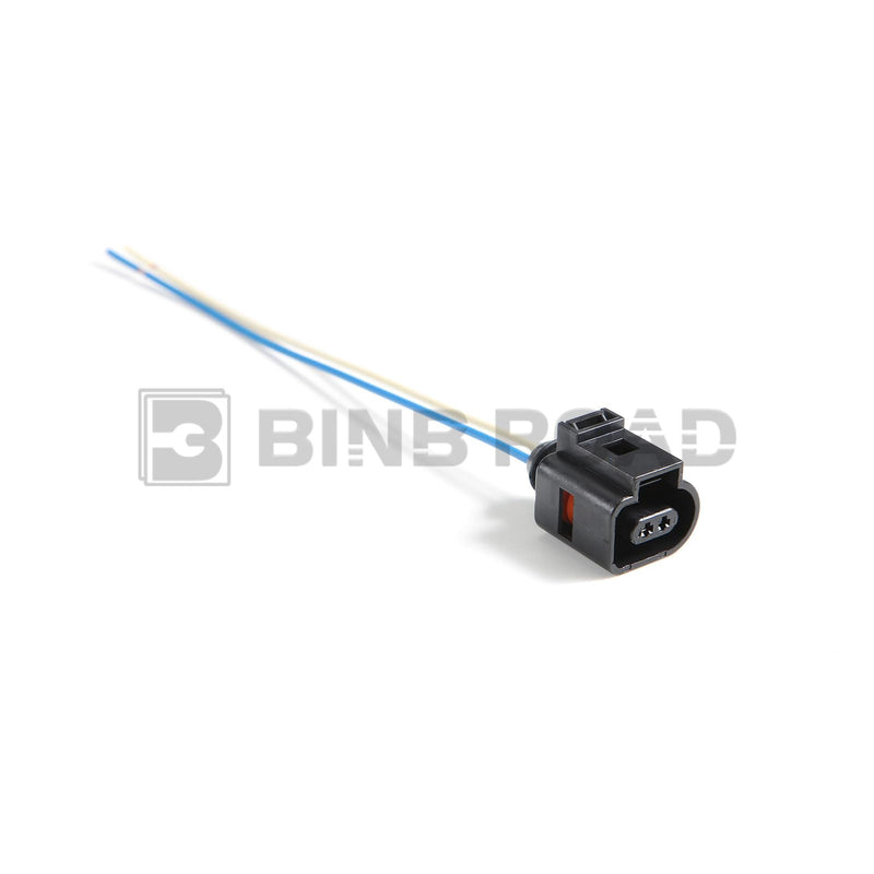 Outside Ambient Air Temperature Sensor with Plug 8Z0820535 + 1J0973702 Compatible with Audi A4 A6 A7 Q5 Q7 | VW Golf Jetta Passat
