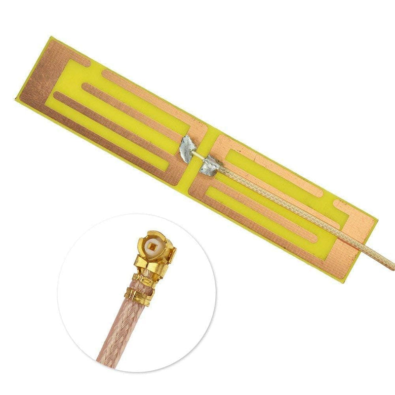 wlaniot 2.4G Wireless Mini PCI PCI-E WiFi Bluetooth Internal Antenna Built-in Antenna (5dbi,700-2600Mhz,U.FL/IPX Connector,RG178 Cable 4inches) 2pcs