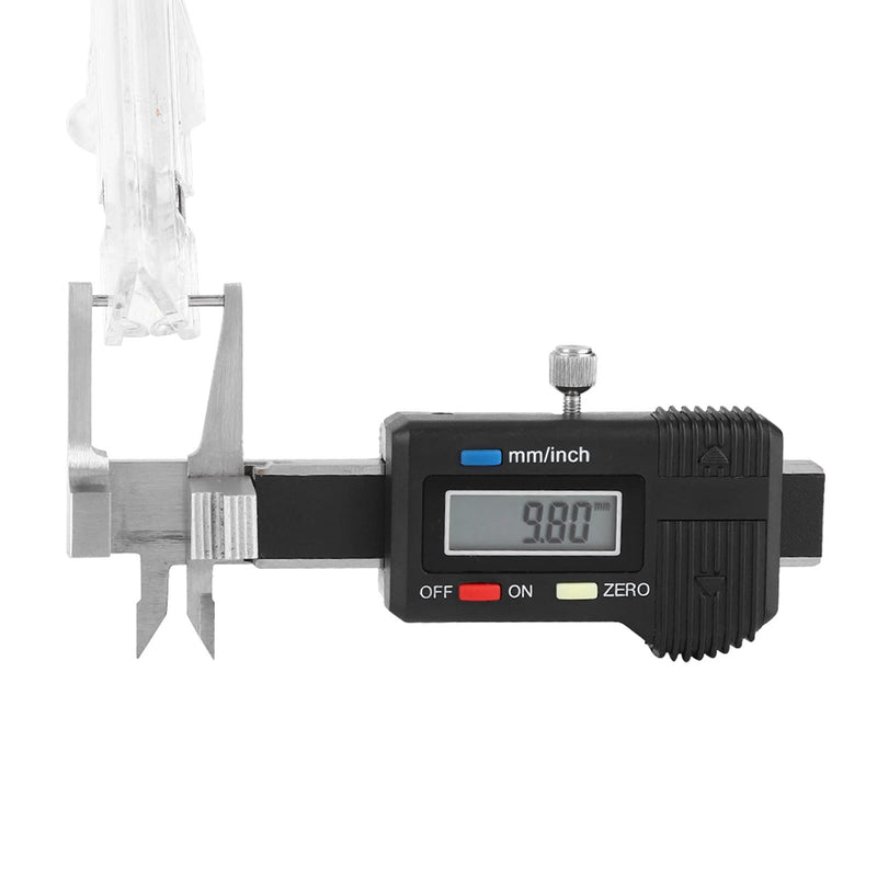 Electronic Digital Caliper, 1.5V Stainless Steel Micro Electronic Digital Display Triple Use Ruler Thickness Measuring Caliper 0~25mm Measuring Range, 0.03mm Accuracy