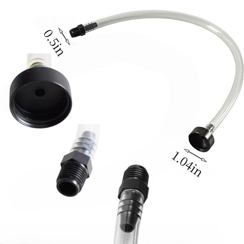 Compatible with Seastar hydraulic steering system's bleed and fill packs, leak free accessories, quick connection to professional bleed packs