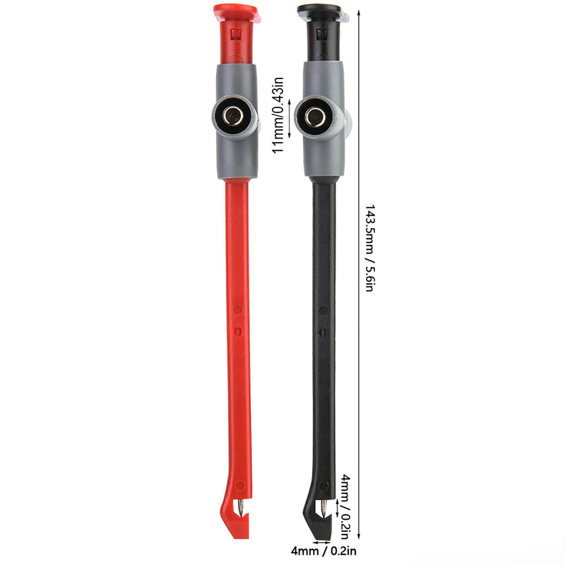 Wire Piercing Probe, 2PCS P5010 Automotive Test Cable Kit, Wire Probe Auto Car Repairing Multimeter Testing Tool