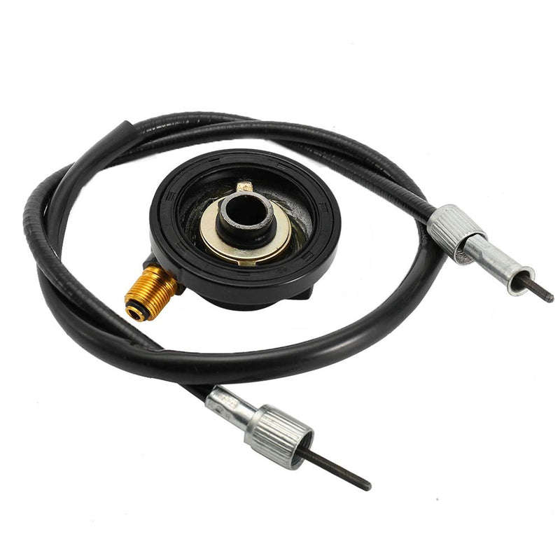 Gy6 Tao Tao Moped Speedometer Cable 12mm Speedometer Drive Gear with 39.4in 100cm Cable For GY6 50cc 150cc Scooter Speedometer Cable