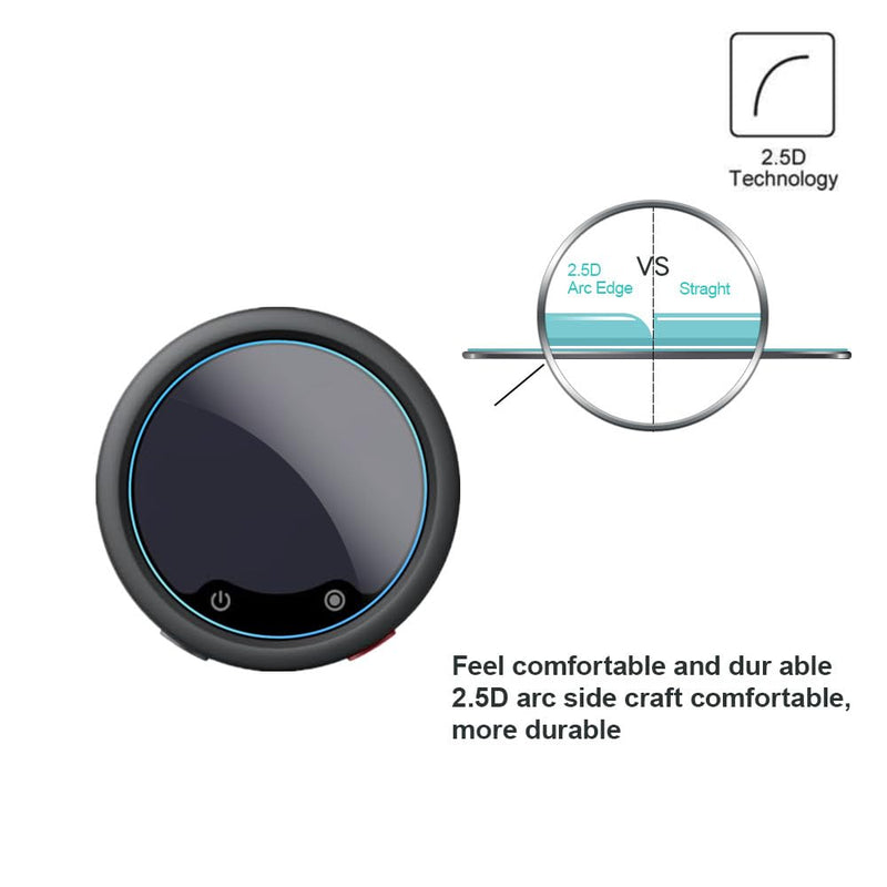 Screen Protector Compatible for Insta360 Mic Pro Transmitter | 9H Tempered Glass Protective Film ( 3 PCS )