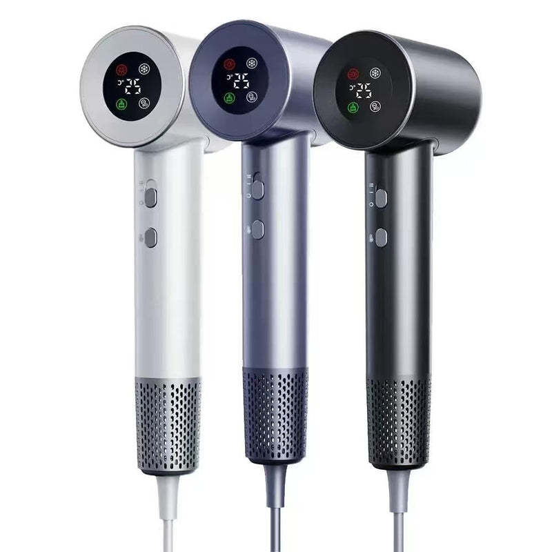  [AUSTRALIA] - Ionic Hairdryer 110,000 RPM | Professional Hair Dryer for Women & Salon Use | Fast Dry Brushless Motor | Negative Ion Technology | Smart Digital Display | Low Noise Blow Dryer | Gift Box Included