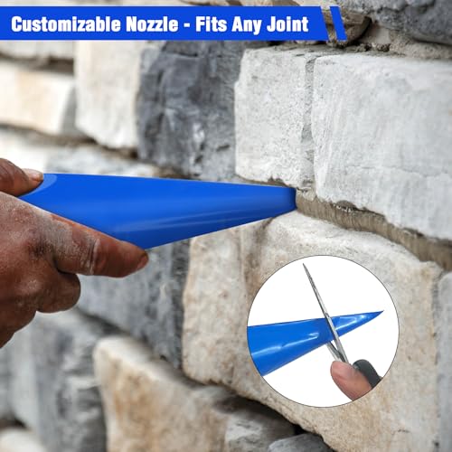 22PCS Tile Grout Masonry Mortar Bag and Brick Jointing Tool Kit Pointing Tool with 20PCS Grout Bags 22