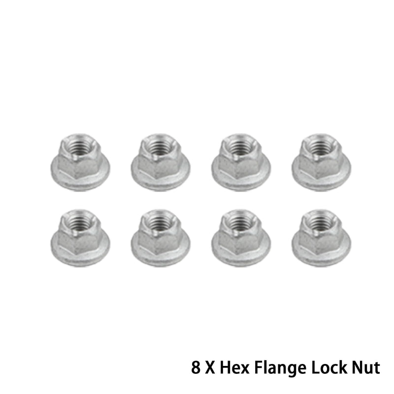 Exhaust Manifold Hardware Kit Fits for Dodge Dakota Durango Ram 1500 Chrysler Jeep Grand Cherokee Replaces# 6505257AA 6504331 Exhaust Manifold Bolt & Stud Nut Set