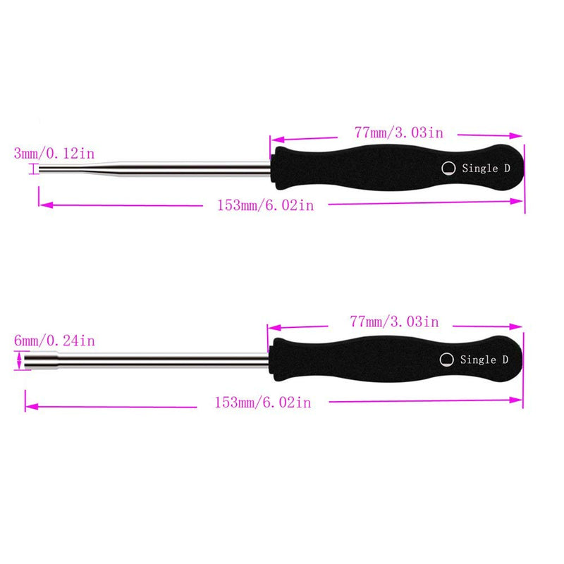 Pack of 10 Carburetor Adjustment Tool Screwdriver Kit for Most 2-Cycle Small Engine Trimmers, Chainsaws, and Leaf Blowers