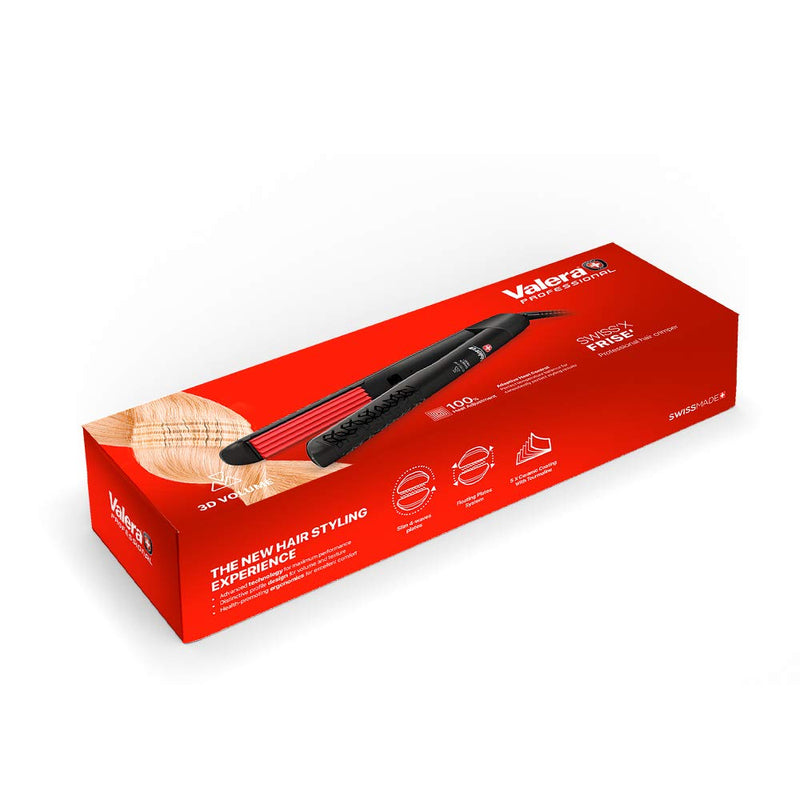 Valera Professional Hair Crimping Iron Swiss'X Frisé, 230°C, for Volume and Texture