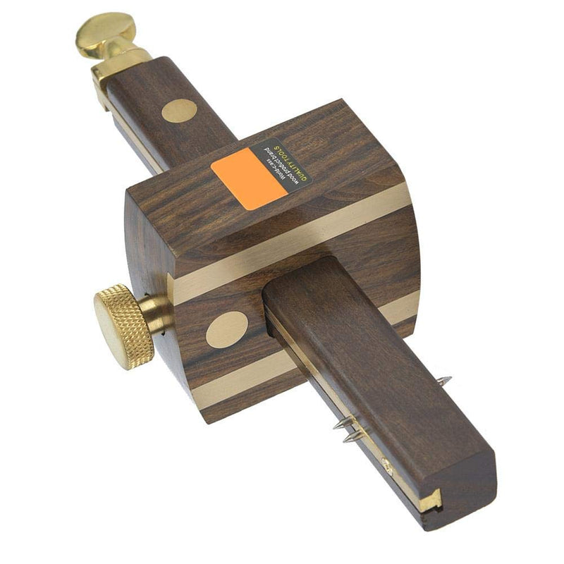 Marhynchus Cutting Gauge Woodworking Project Kits Marking Tools Mark Scraper Scribers Ebony+Pure Copper 8 inch Line Drawing Measuring Tools Scribing Gauge