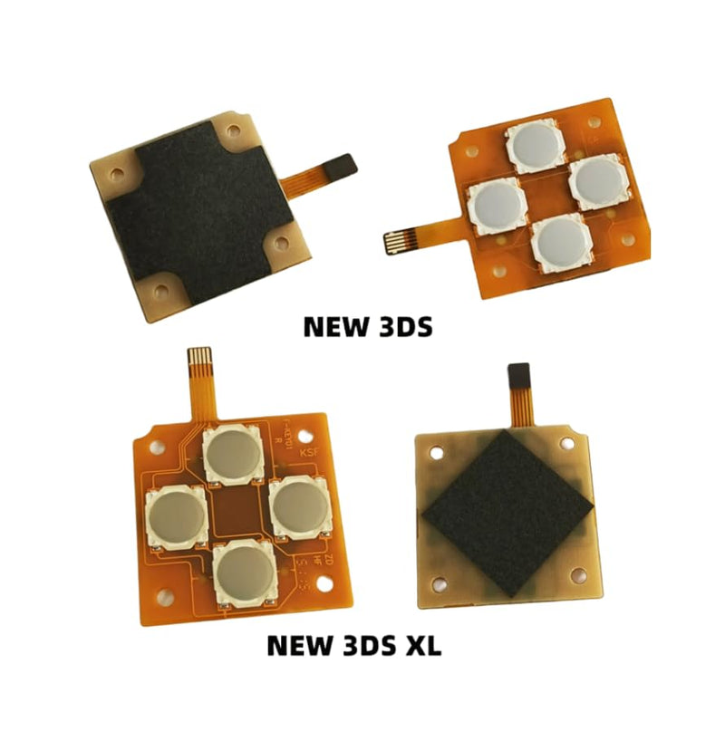 New Left Buttons Direction Key Button Flex Cable Circuit Board Repair Parts Replacement For Nintendo New 3DS XL/LL Handheld Game Console (3DS XL/LL)