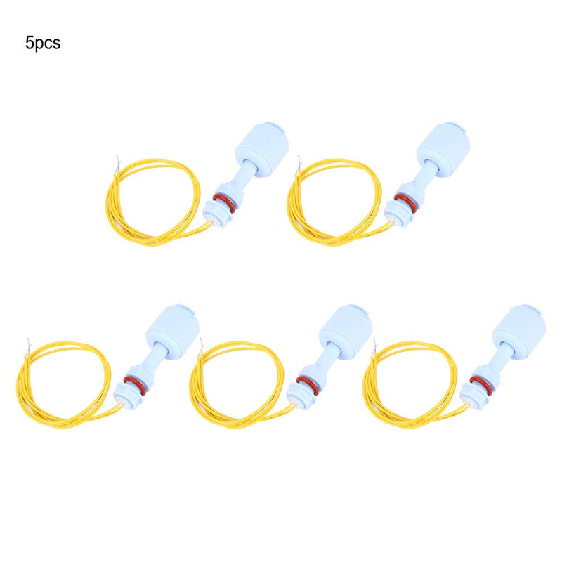 5pcs PP Float Switch，P5210 PP Plastic Float Switch Water Tank Pool Liquid Level Sensor Controller Blue