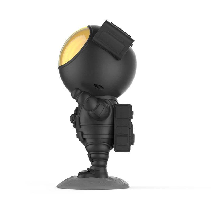 Astronaut Galaxy Projector Night Light, Star Projector Galaxy Night Light, Starry Nebula Ceiling Projection Lamp with Remote Control Timer and 360°Adjustable, Kids Adults Room Game Room Decor Projector-Black