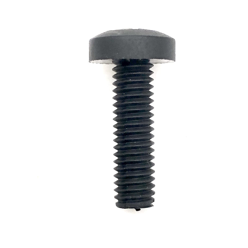 ReplacementScrews M6 Nylon License Plate Screws - Compatible with Many Imports (Toyota, Lexus, Honda, KIA, etc) - Metric 20mm Long (3/4") Black Plastic Bolts - No More Stuck Screws (Pack of 4)