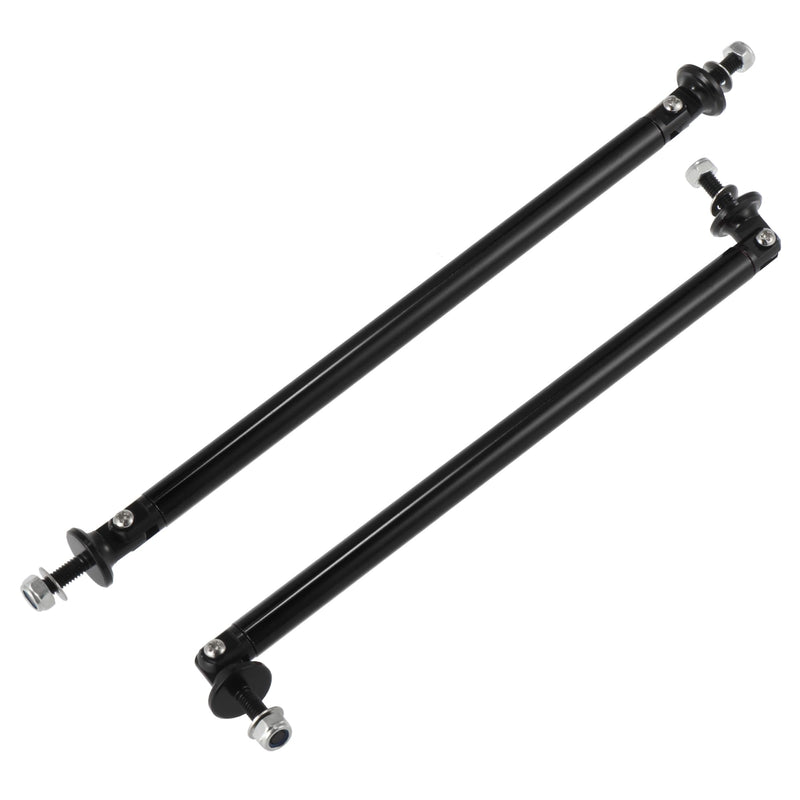 X AUTOHAUX 2pcs 200mm 7.87" Splitter Support Rods Adjustable Front Rear Bumper Lip Splitter Strut Rod Tie Support Bars Fit Most Vehicle Black