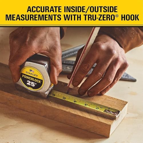 STANLEY PowerLock Tape Measure, 35-Foot (33-835) 10.7 m