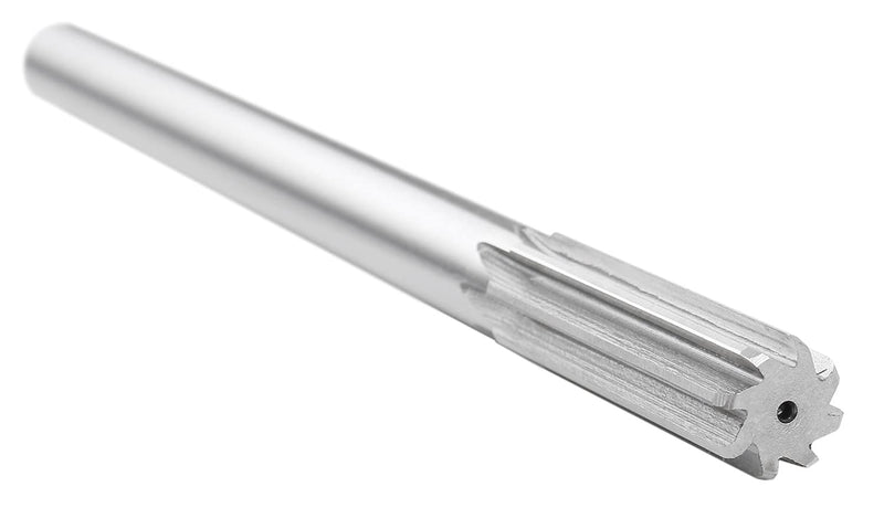 Accusize Industrial Tools 16.0 mm H.S.S. M2 Straight Shank Straight Flute Chucking Reamers, Right Hand, 14.4 mm Shank Dia, 8 Flute, 9'' Oal, 0400-5160