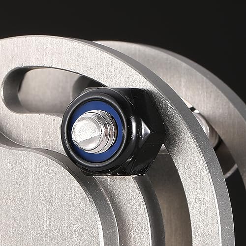 M8 x 1.25mm Nylon Insert Hex Lock Nuts 100Pcs 304 Stainless Steel Locknuts, Hex Drive, Black Oxide by SG TZH M8 100