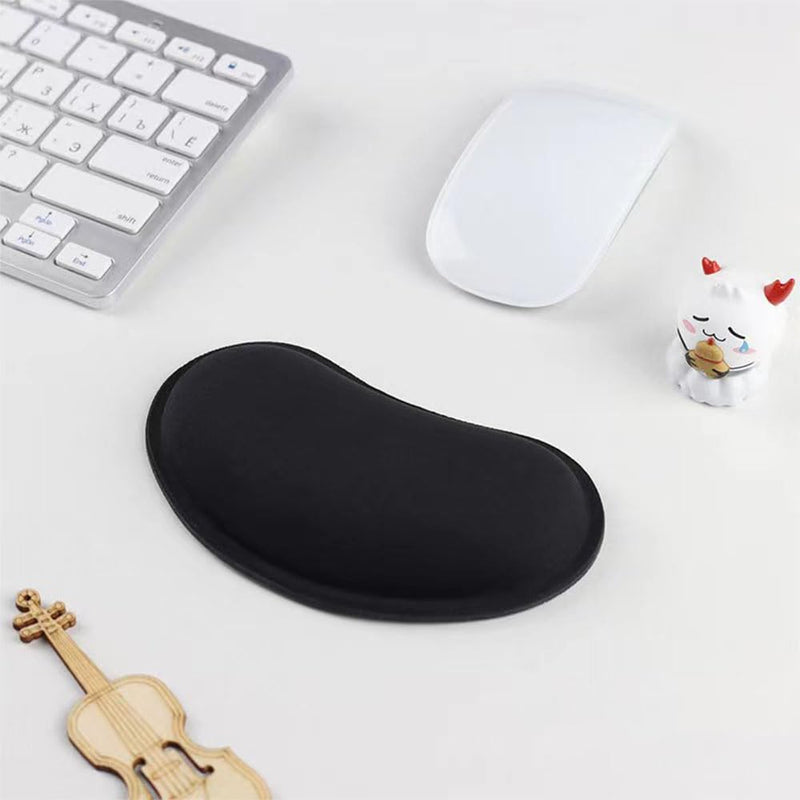 Wrist Rest for Mouse, Ergonomic Memory Foam Wrist Cushion Support Pad, Mouse Wrist Pad with Non-Slip Base for Typing Pain Relief, Office, Home, Gaming, Computer, Black