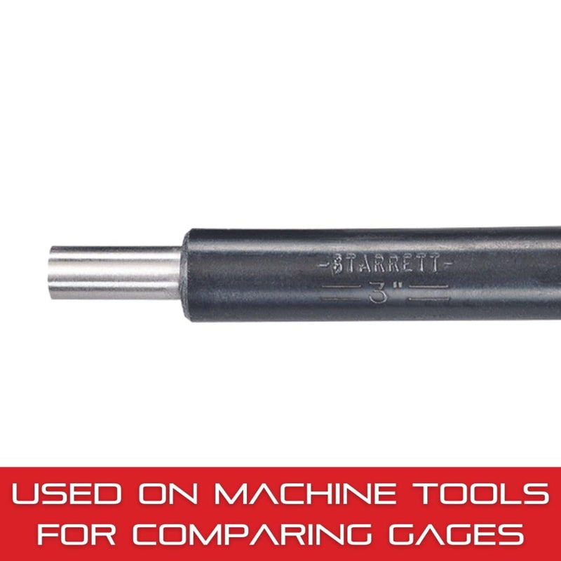 Starrett End Measuring Rod with Insulated Handle and Spherical Ends for Comparing Gages and Measuring Parallel Surfaces - 1/4" Diameter, 3" Length - 234A-3 1/4"-Diameter; 3"-Length