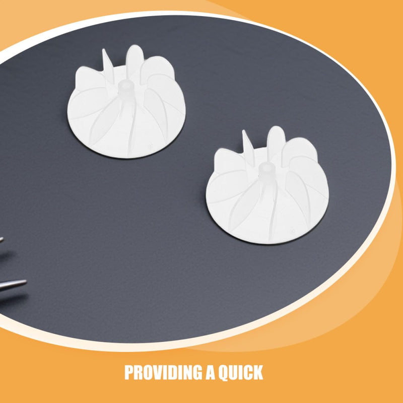 8Pcs Hair Dryer Fan Blades Replacement Fan Blades Replacement for Hair Dryer Repair Plastic Fittings Quiet Airflow Part for Home and Salon Use