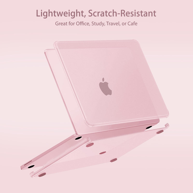 MOSISO Compatible with MacBook Neo Case 13 inch 2026 A3404 A18 Pro Chip | TPU Frame Bumper&Fingerprints-Resistant Protective Hard Shell Case Cover, Blush