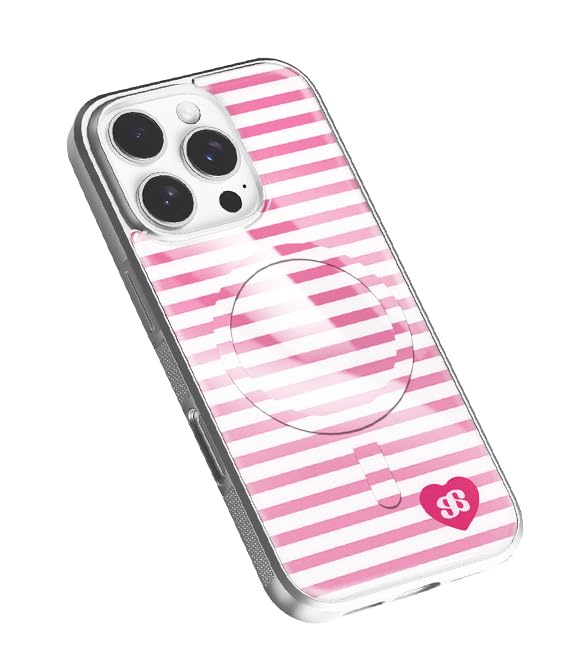 Magnetic for iPhone 17serise Case, Thin Slim Anti-Scratch Soft TPU Bumper Shockproof Rubber Protection, Drop Protectiom, Cute Design(Compatible with Mag-Safe) (Milk Berry, iPhone 17 Pro Max) Milk berry